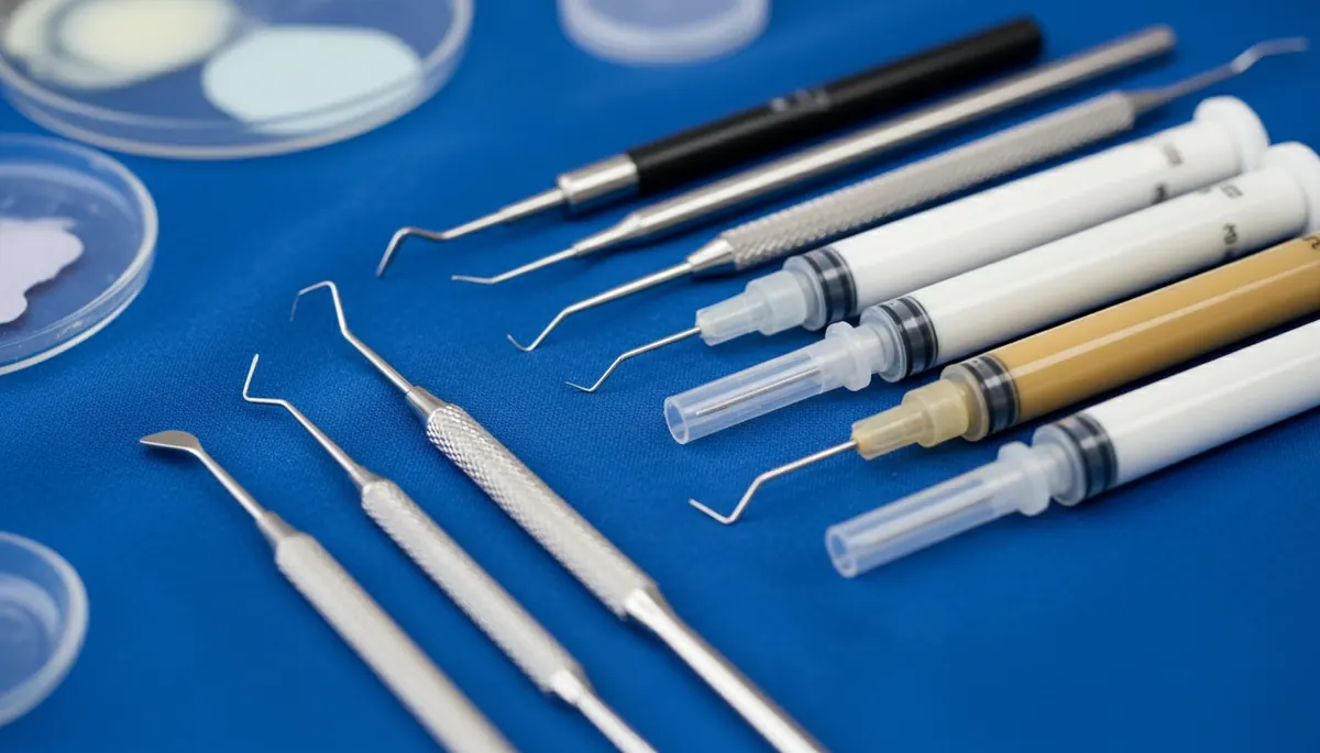 Detaliu clinic relevant pentru proteza flexibila la cabinet stomatologic