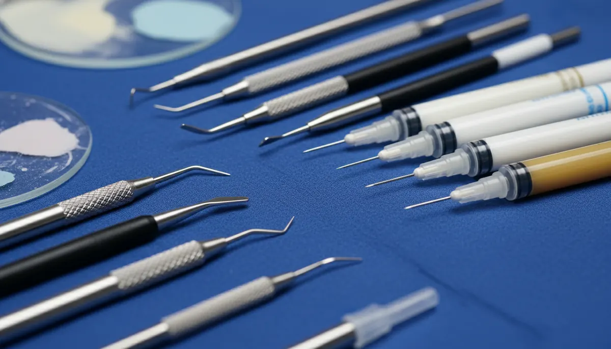 Detaliu clinic relevant pentru proteza silicon dinti la cabinet stomatologic