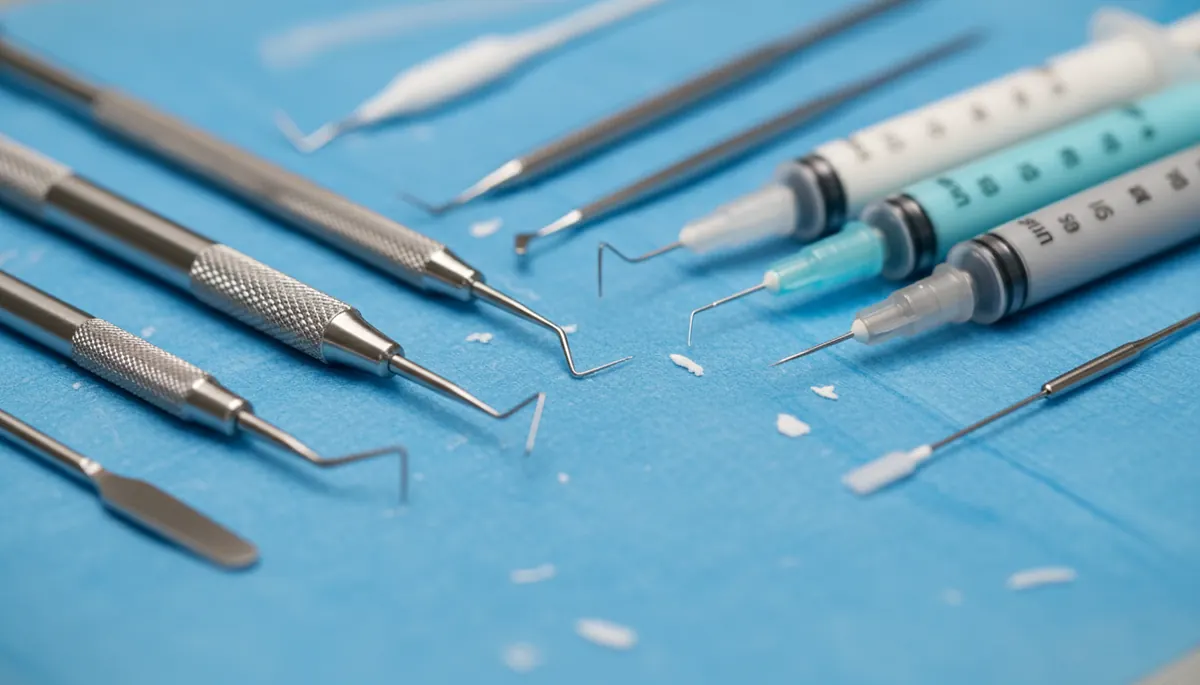 Detaliu clinic relevant pentru proteza totala 2 la cabinet stomatologic