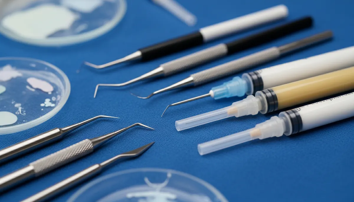 Detaliu clinic relevant pentru proteze elastice la cabinet stomatologic